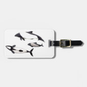 Delfin de Commerson ラゲッジタグ (正面横)