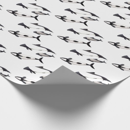 Delfin de Commerson ラッピングペーパー (角)