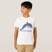 Delfin divertido en alta mar tシャツ (正面フル)