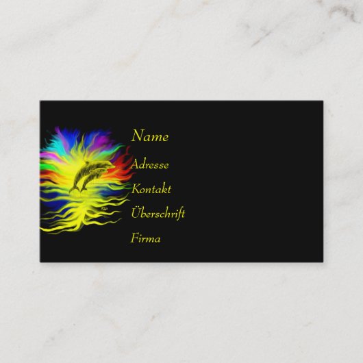 Delfine im Sonnenbad 名刺 (正面)