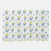 Delftタイルパターン キッチンタオル (横)