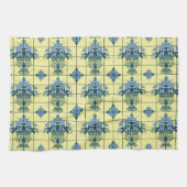 Delftタイルパターン キッチンタオル (横)