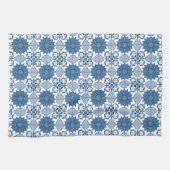 Delftタイルパターン キッチンタオル (横)