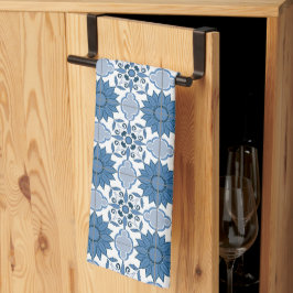 Delftタイルパターン キッチンタオル