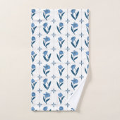 Delftタイルパターン バスタオルセット (ハンドタオル)