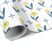 Delftタイルパターン ラッピングペーパー (ロールコーナー)