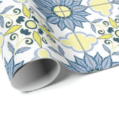 Delftタイルパターン ラッピングペーパー (ロールコーナー)