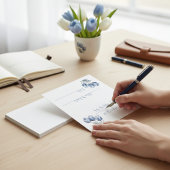 Delft Blueでチューリップをカスタマイズ可能 プレイスカード