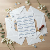 Delft Blueでチューリップをカスタマイズ可能 ラベル