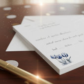 Delft Blueでチューリップをカスタマイズ可能 出欠カード