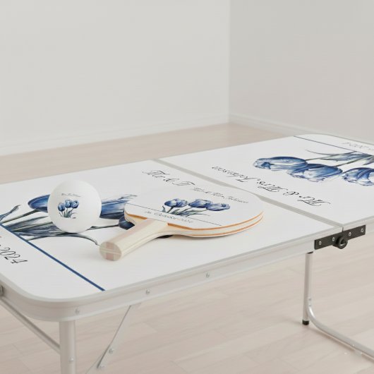 Delft Blueでチューリップをカスタマイズ可能 卓球ラケット