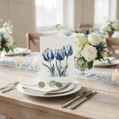 Delft Blueでチューリップをカスタマイズ可能 招待状