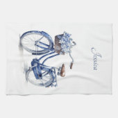 Delft Blueで自転車をカスタマイズ可能 キッチンタオル (横)