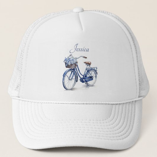 Delft Blueで自転車をカスタマイズ可能 キャップ (正面)