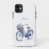 Delft Blueで自転車をカスタマイズ可能 Case-Mate iPhoneケース (裏面)