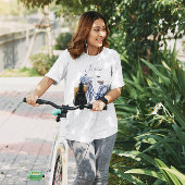 Delft Blueで自転車をカスタマイズ可能 Tシャツ