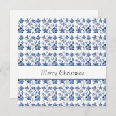 Delft Blueのクリスマスの装飾をカスタマイズ (正面/裏面)