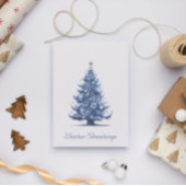 Delft Blueのクリスマスツリーをカスタマイズ可能 シーズンカード