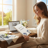 Delft Blueのチューリップ、カスタマイズ可能 プランナー手帳