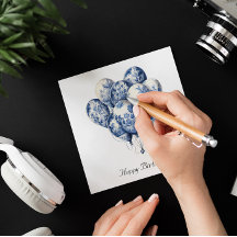 Delft Blueのバルーン、カスタマイズ可能