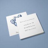 Delft Blueのバルーン、カスタマイズ可能 招待状