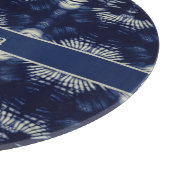 Delft Blueのパームリーフ、カスタマイズ可能 カッティングボード (角)