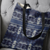 Delft Blueのパームリーフ、カスタマイズ可能 トートバッグ