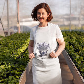 Delft Blueのラベンダー、カスタマイズ スタンダードエプロン