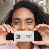 Delft Blueのラベンダー、カスタマイズ マグネット名刺