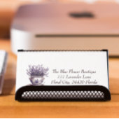 Delft Blueのラベンダー、カスタマイズ 名刺