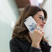 Delft Blueの蝶、カスタマイズ可能 Case-Mate iPhoneケース