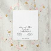 Delft Blueカスタマイズ可能なカードのチューリップ