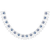 Delft Blueバルーン、カスタマイズ可能 バンティングフラッグ (全)