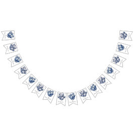 Delft Blueバルーン、カスタマイズ可能 バンティングフラッグ