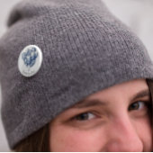 Delft Blueバルーン、カスタマイズ可能 缶バッジ