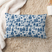 Delft Blue by BORA ランバークッション (ブランケット)