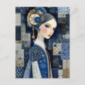 Delft Blue Porcelain Beauty ポストカード (正面)
