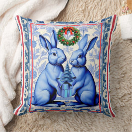 DELFT HOLIDAY BLUESThrow Pillow クッション