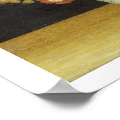 Delft Jarの花(パネルの油) ポスター (角)