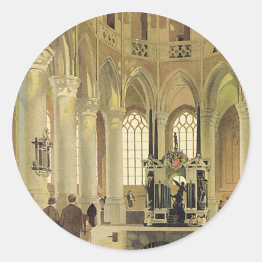 Delft LNERポスター ラウンドシール (正面)