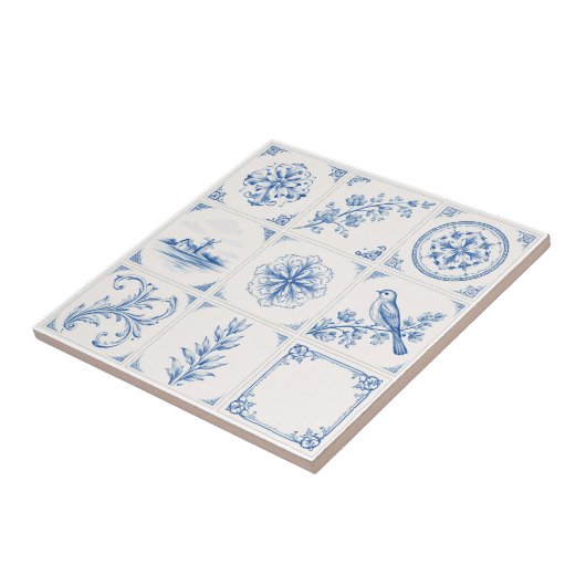 Delft Renaissance Blue & White – Classic & Modern タイル (側面)