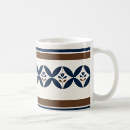 Delftblauw envoudig コーヒーマグカップ