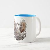 「Delfy Band Logo」 ツートーンマグカップ (正面右)