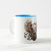 「Delfy Band Logo」 ツートーンマグカップ (正面左)