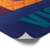 Delhi Art India Travel Poster Indian Print  ポスター (角)