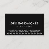 DELIカスタマはっきりしたーロイヤリティカード ロイヤリティカード (裏面)