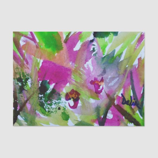 Deliaのティッシュペーパー 薄葉紙 (正面)