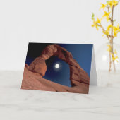 Delicate Arch | Arches National Park Utah カード (黄色い花)
