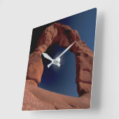 Delicate Arch | Arches National Park Utah スクエア壁時計 (傾斜)