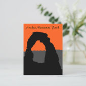 Delicate Arch in Arches National Park - Utah, USA ポストカード (スタンド正面)